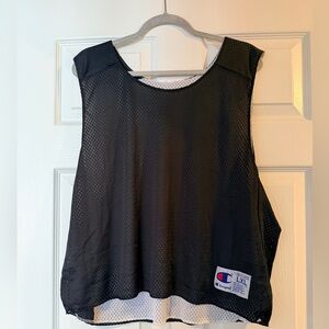 Champion Black Mesh Tank Top